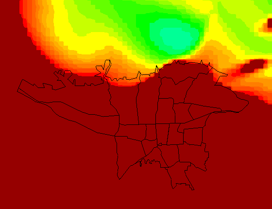 Tehran Pollution at 8:00AM Dec 17