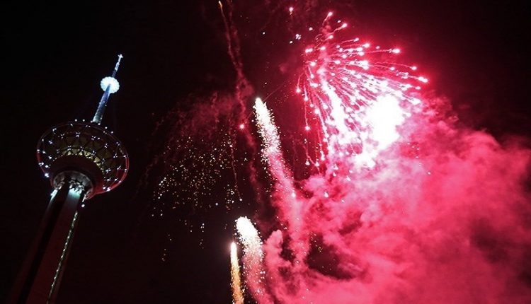 Fireworks on 22 Bahman