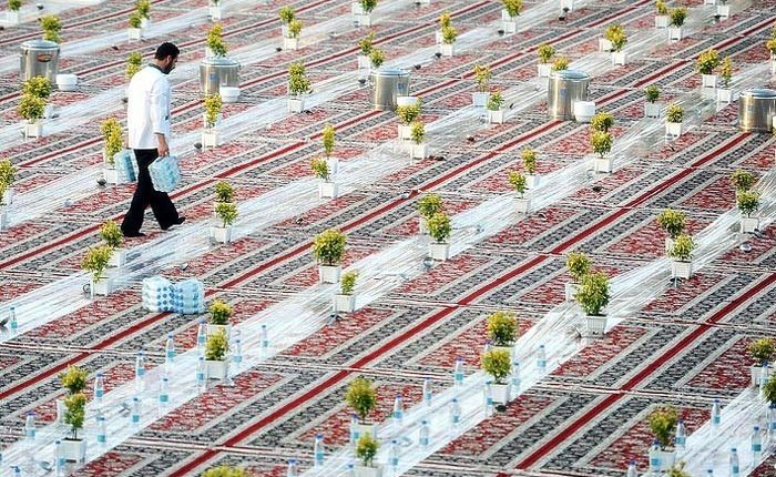 In Picture: Splendid iftar at Imam Reza Shrine