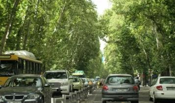 Tehran's Valiasr Street.